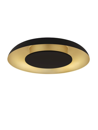 Luces Exclusivas lampa sufitowa LED Capinota ściemnialna Ø 40 cm 24W 1482lm 2700-4000K IP20 czarno/złota LE44803