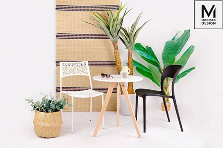 Modesto Design krzesło Zing czarne polipropylen C1028.BLACK