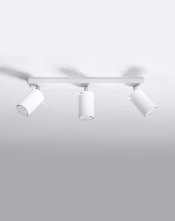 Sollux plafon (reflektorki) Ring 3 3xGU10 biały SL.0089