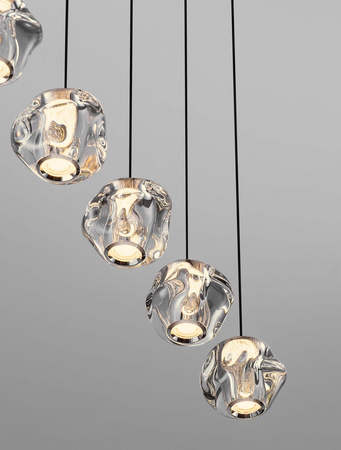 Luces Exclusivas lampa wisząca LED Chepen ściemnialna 25W 1341lm 3000K IP20 czarna LE44644