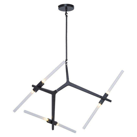 Step Into Design lampa wisząca Sticks 6 6xG9 czarna ST-1001-6 black