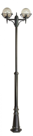 Su-ma latarnia Kule z koszykiem 200 2xE27 czarna/patyna 180-280cm IP43 OGMWN 2 KPO FU