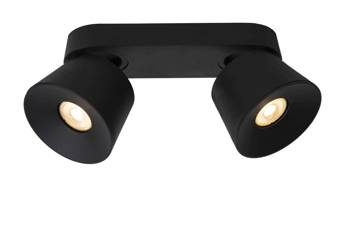 Lucide kinkiet (reflektorki) Trigono 2xGU10 czarny 09935/02/30