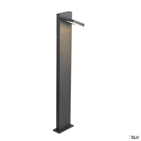 SLV lampa stojąca zewnętrzna LED Flat 14W 750lm 3000/4000K antracytowa 100cm IP55 1002992