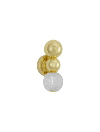 Luces Exclusivas kinkiet LED Ponce 4W 249lm 3200K złoty LE42705