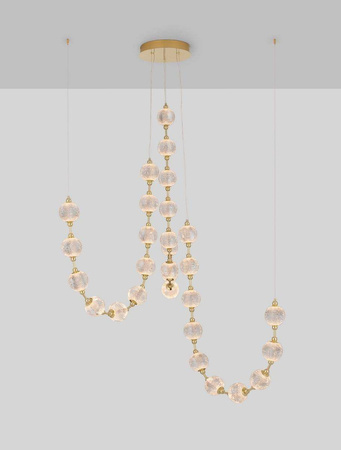 Luces Exclusivas lampa wisząca LED Cana 42W 8137lm 3200K złota LE42697