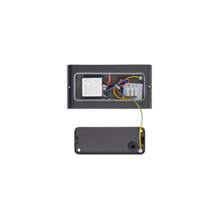 Nowodvorski kinkiet zewnętrzny Semi M 2x5W 500lm 3000K czarny 11364