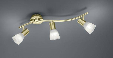 Trio plafon Levisto 3xE14 mosiądz mat 871010308