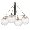 Quintiesse lampa wisząca Marilyn 4xE27 nikiel QN-MARILYN4