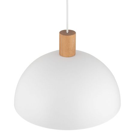 TK Lighting lampa wisząca Oslo E27 biała 4851