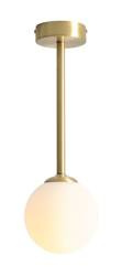 Aldex plafon Pinne Short E14 mosiężny 1080PL_G40_S