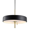 Step Into Design lampa wisząca Artdeco 3xE14 czarno/złota MP8872 black