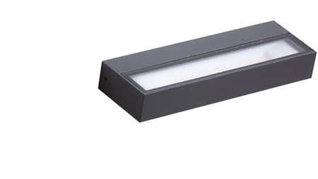 Azzardo kinkiet zewnętrzny LED Casola 12W 3000K szary IP54 AZ4356