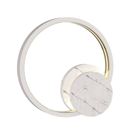 Milagro lampa podłogowa LED Cassiopeia 8,5W 680lm 3000K biało/złota 70cm MZ5041