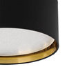 TK Lighting plafon Bilbao 4xE27 czarno/złoty 3432
