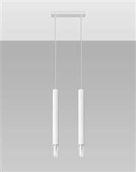 Sollux lampa wisząca Wezyr 2 2xG9 biała SL.0958