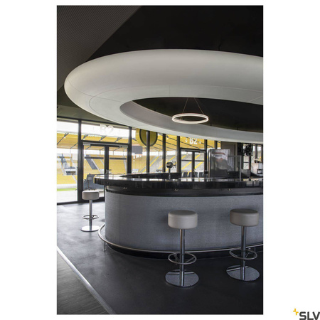 SLV lampa wisząca LED One 80 34W 1270lm 3000/4000K 130° ściemnialna biała Ø80cm 1004764