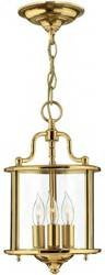 Elstead żyrandol / lampa wisząca Gentry 3xE14 mosiężna HK-GENTRY-P-S-PB