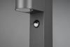 Trio lampa stojąca zewnętrzna z czujnikiem ruchu Roya GU10 antracytowa 100cm IP44 414260142