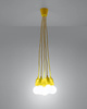 Sollux lampa wisząca Diego 5 5xE27 żółta SL.0580