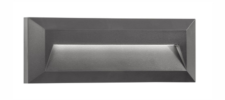 Luces Exclusivas oprawa ścienna zewnętrzna LED Terrassa 2W 160lm 3000K szara IP54 LE71438