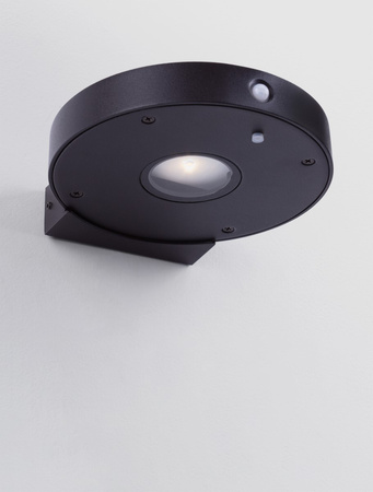 Luces Exclusivas kinkiet zewnętrzny solarny LED Krause z czujnikiem ruchu 1,7W 145lm 3000K IP65 czarny LE73677