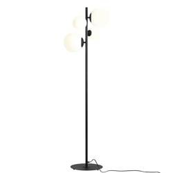 Aldex lampa podłogowa Bloom 2xE27 + 2xE14 czarna 161cm 1091A1