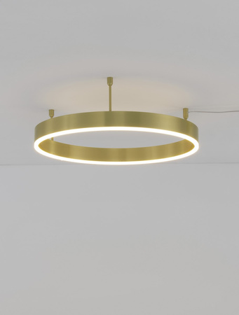 Luces Exclusivas lampa sufitowa LED Jaca ściemnialna Ø 60 cm 46W 3700lm 3000K IP20 złota LE43270