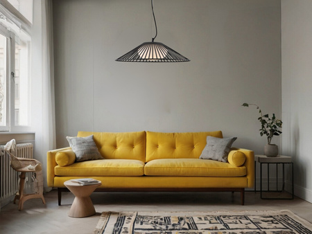 Luces Exclusivas lampa wisząca LED Pena Ø 50 cm 15W 688lm 3000K IP20 czarna LE44249