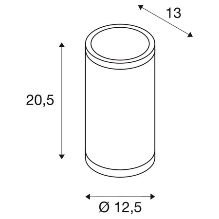 SLV kinkiet zewnętrzny Rox 2xGU10 aluminiowy IP44 1000334
