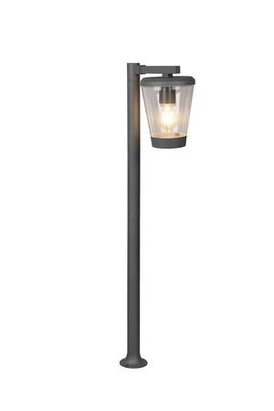 Trio lampa stojąca zewnętrzna Cavado E27 antracytowa 100cm IP44 411060142