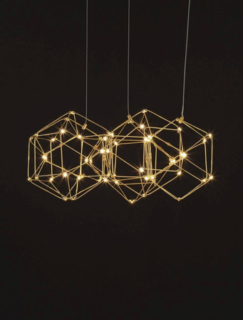 Luces Exclusivas żyrandol / lampa wisząca LED Asis 21,6W 1633lm 3000K złota LE42727