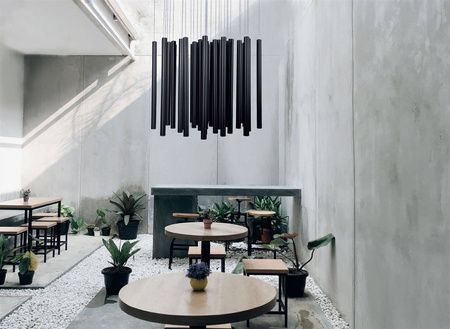 Maxlight lampa wisząca LED Organic (33x1W + 4x3W) 45W 2200lm 3000K czarna P0419D