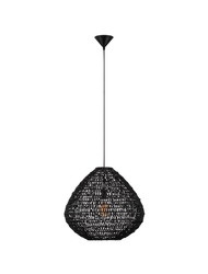 Luces Exclusivas lampa wisząca LED Oviedo Ø 50 cm E27 1x12W IP20 czarna LE44359