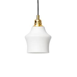Kaspa lampa wisząca Longis II E27 biało/złota 10879105