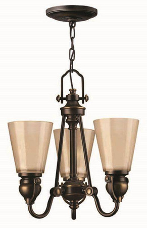 Elstead żyrandol / lampa wisząca Mayflower 3xE27 brązowa HK-MAYFLOWER3