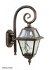 Su-ma kinkiet zewnętrzny Witraż E27 czarny/patyna IP43 K 3012/1/N
