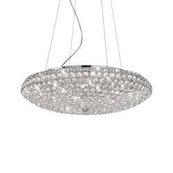 Ideal Lux lampa wisząca King 12xG9 (załączono) chrom 088013