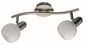 Rabalux kinkiet (reflektorki) Aurel 2xE14 chrom/biały 6342