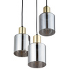 TK Lighting lampa wisząca Sierra 3xE27 czarno/złota 6663