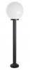 Su-ma lampa stojąca zewnętrzna Kule E27 czarna 130cm IP43 K 5002/2/K 300