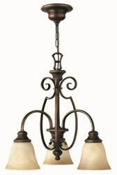 Elstead żyrandol / lampa wisząca Cello 3xE27 brązowa HK-CELLO3