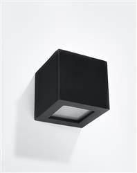 Sollux kinkiet techniczny Leo E27 czarny SL.0872