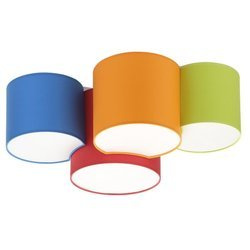 TK Lighting plafon Mona Kids 4xE27 wielokolorowy 3276