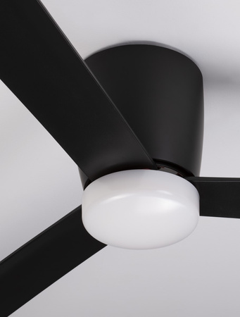 Luces Exclusivas wentylator Tampico Ø 121,9 cm bez źródła światła czarny LE42957