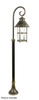 Su-ma lampa stojąca zewnętrzna Toledo E27 czarna/patyna 116cm IP23 K 5002/2/R
