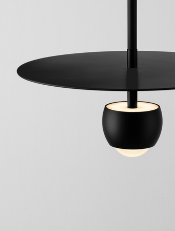 Luces Exclusivas lampa wisząca LED Baila Ø 30 cm 8W 590 lm 3000K IP20 czarna LE44533