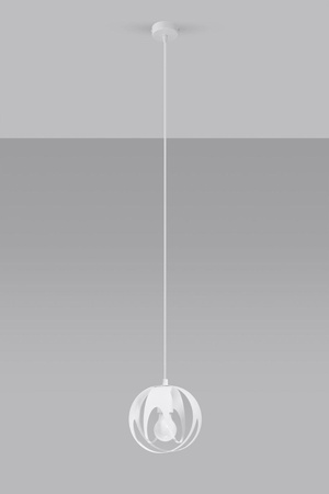 Sollux lampa wisząca Tulos 1 E27 biała SL.1083