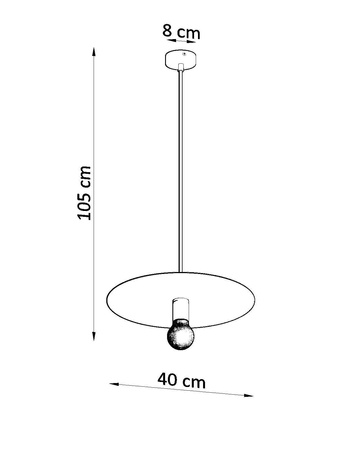 Sollux lampa wisząca Flavio E27 biała SL.0852