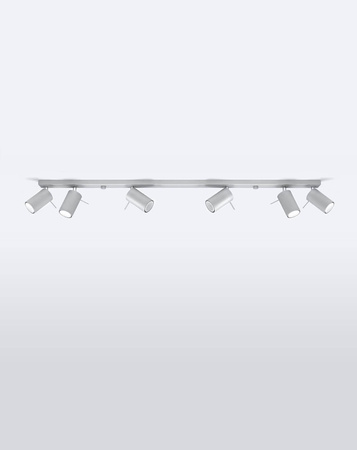 Sollux plafon Ring 6l 6xGU10 szary SL.0454